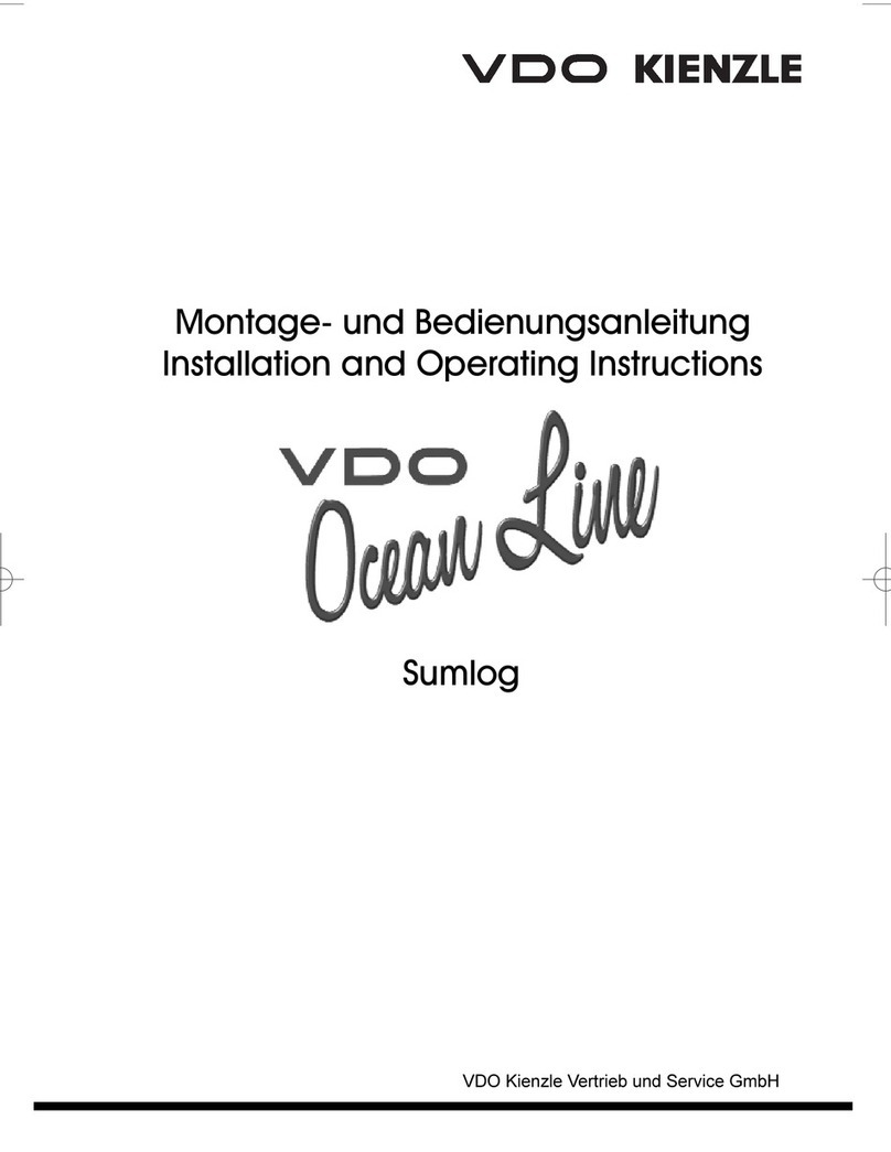 VDO SUMLOG Manuale utente