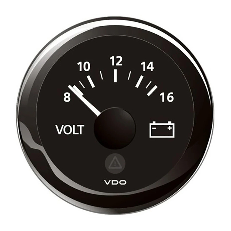 VDO VIEWLINE VOLTMETER Manuale utente