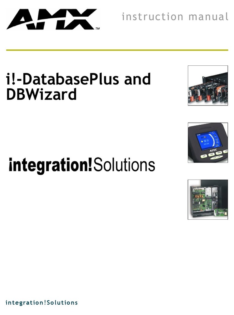AMX I!-DATABASEPLUS AND DBWIZARD Manuale utente