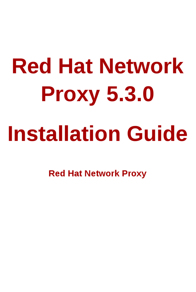 Red Hat NETWORK PROXY 5.3.0 - Manuale utente