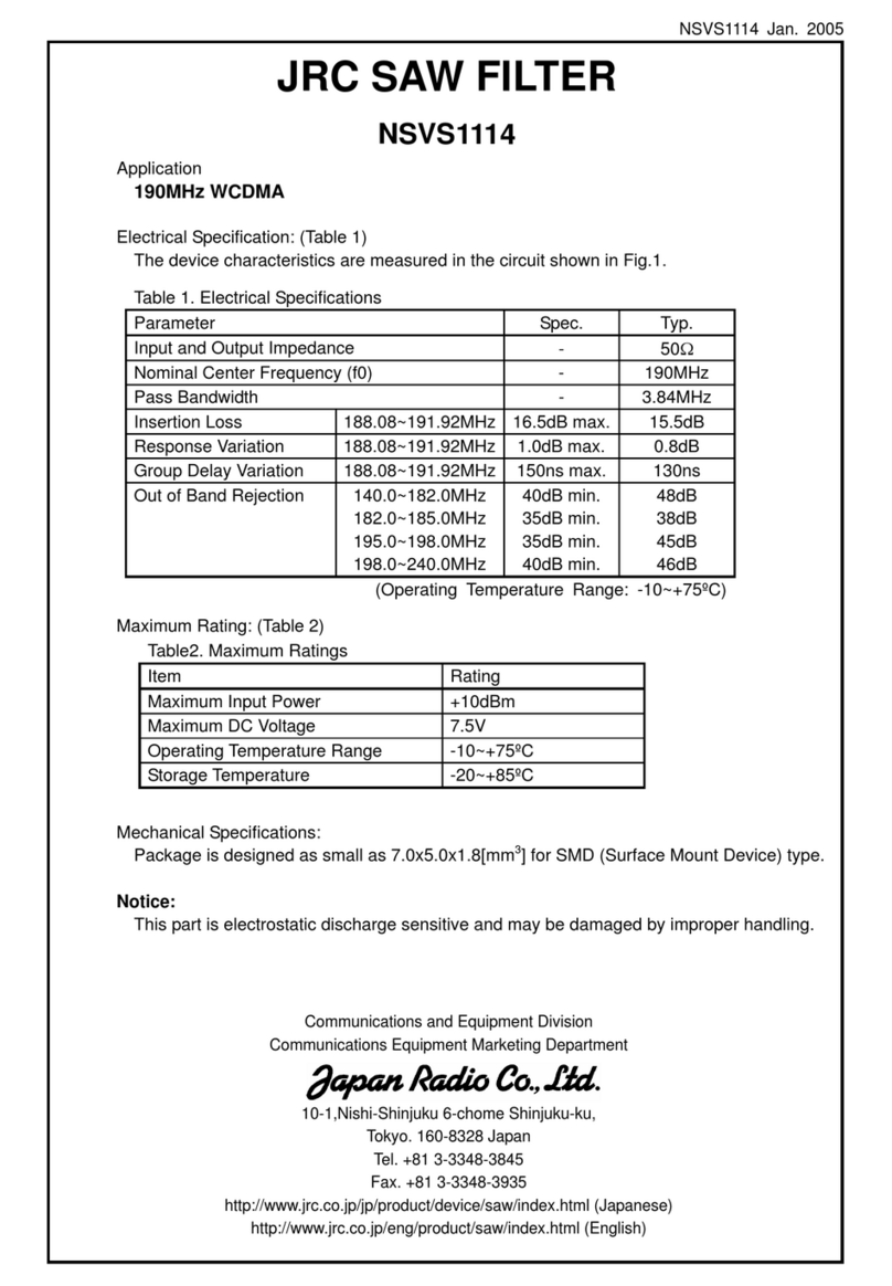 JRC NSVS1114 Manuale utente