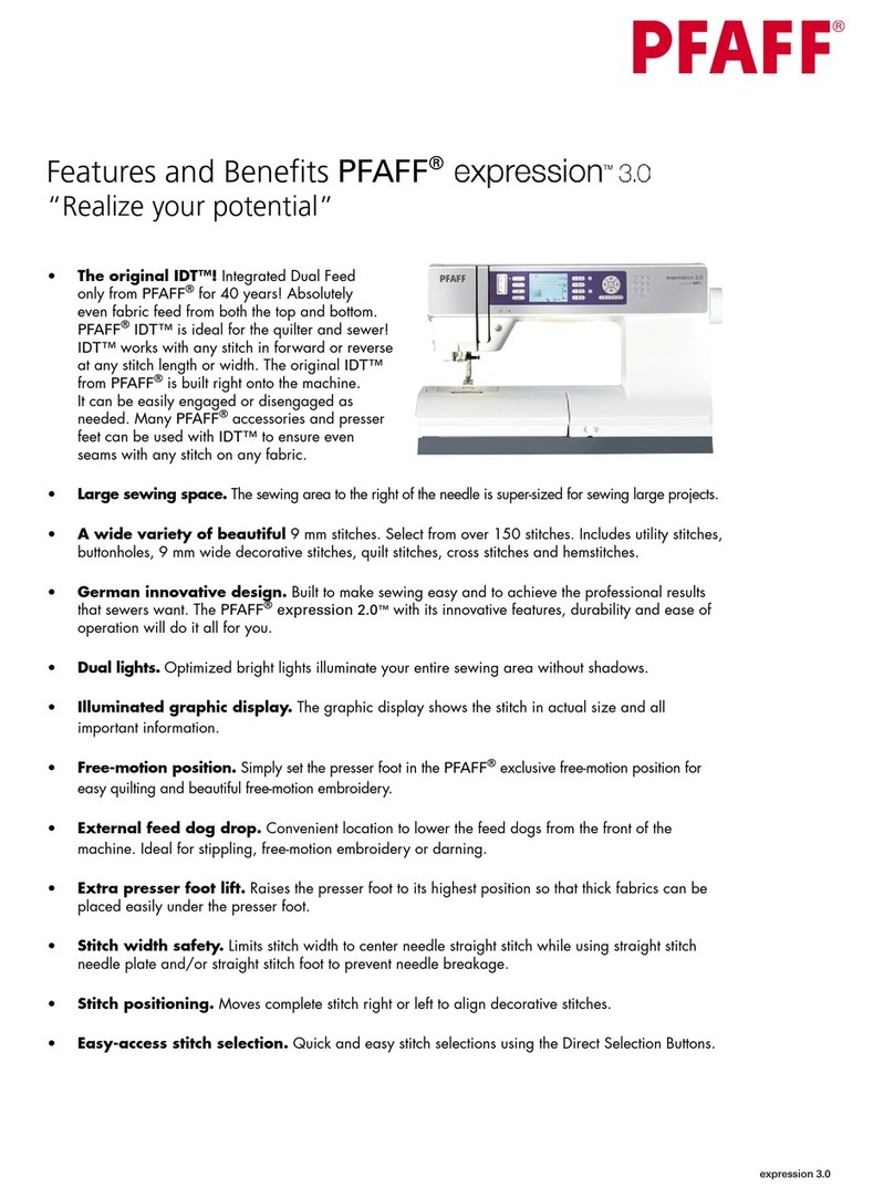 Pfaff Expression 3.0 Manuale utente