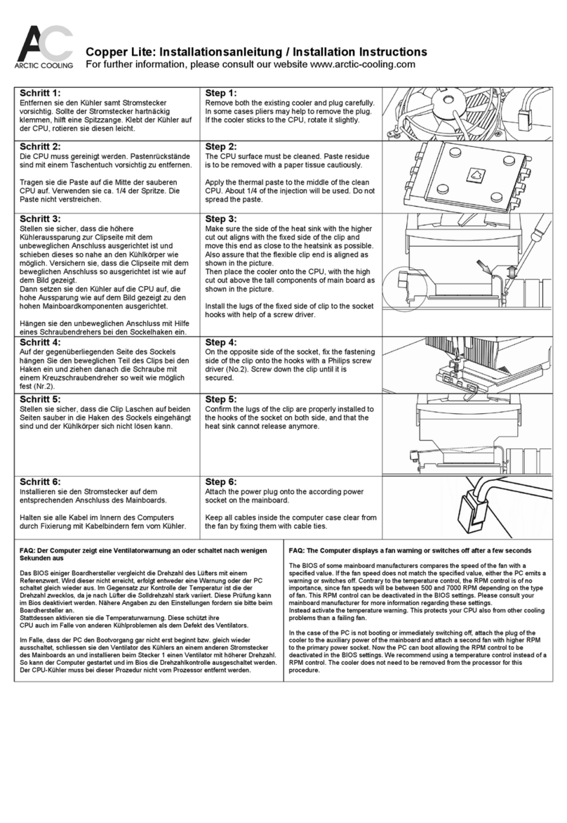 Arctic COPPER LITE Manuale utente