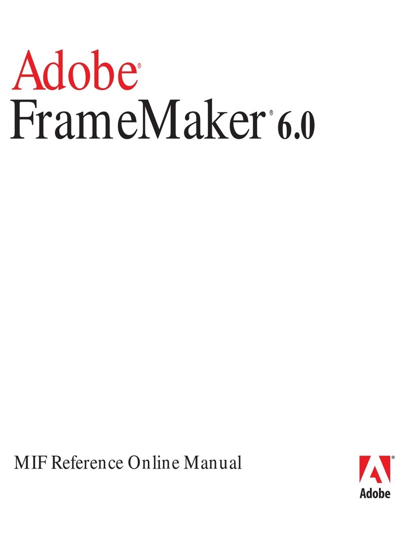 Adobe FRAMEMAKER 6.0 Manuale utente