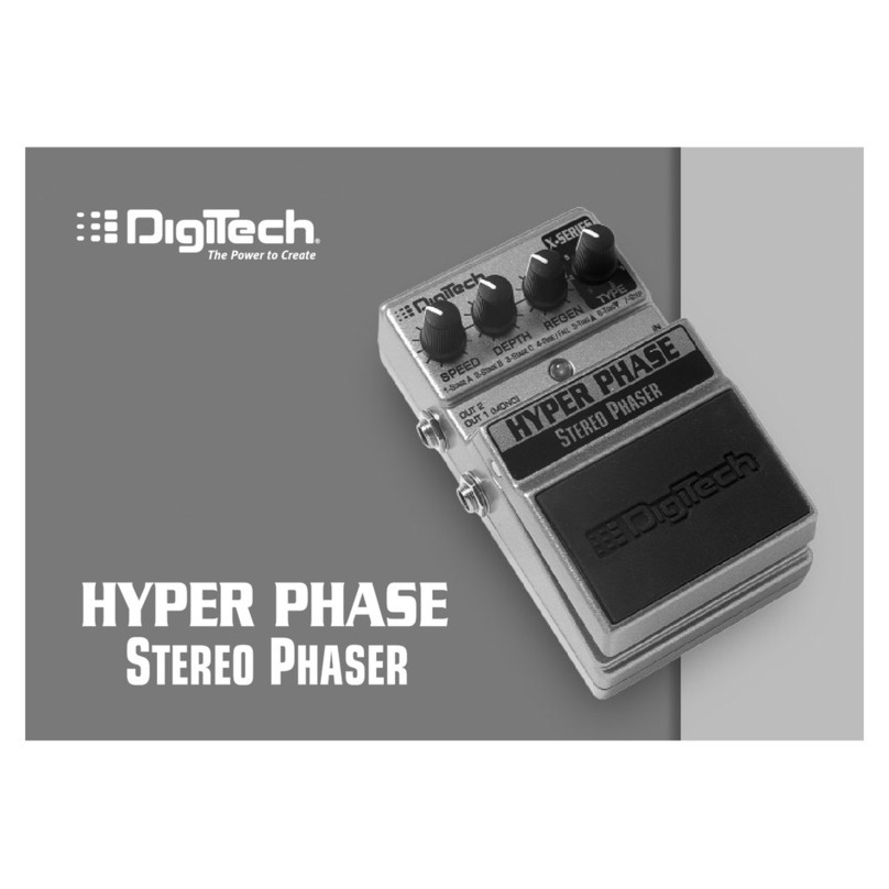 digi-tech HYPERPHASE Manuale utente