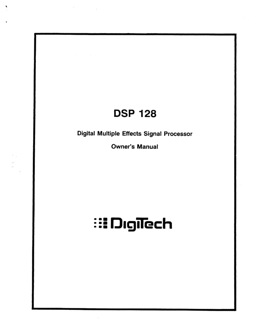 digi-tech DSP-128 Manuale utente digi-tech DSP-128 Manuale utente