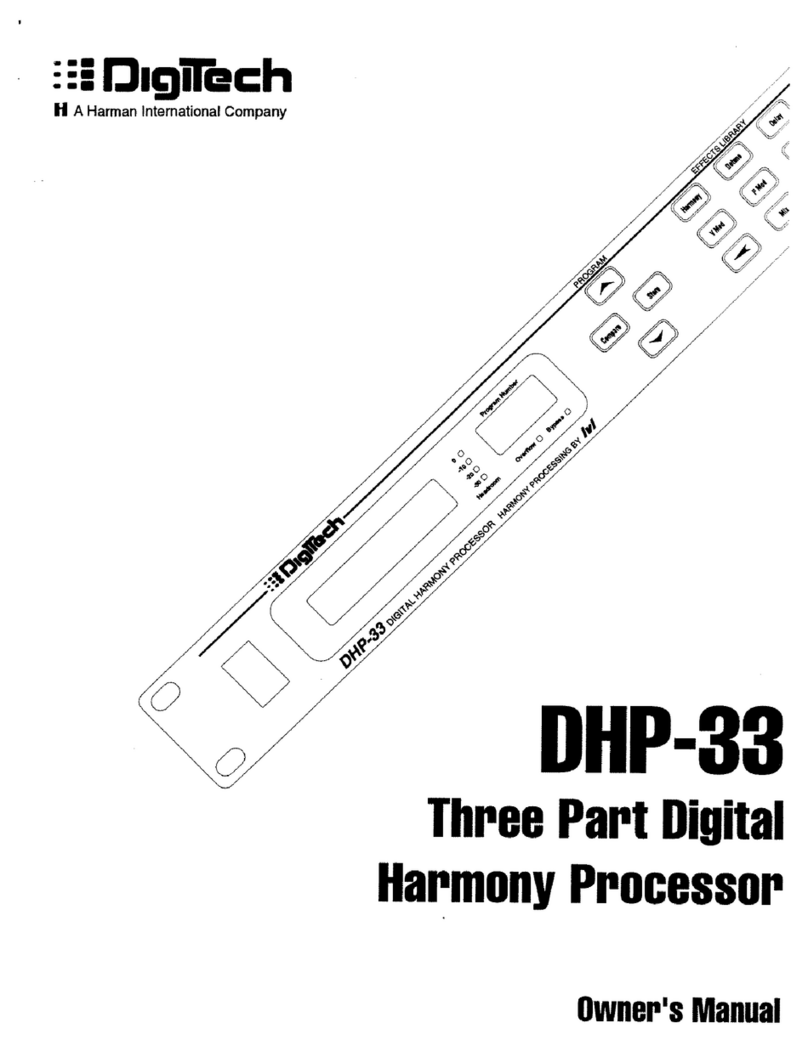 digi-tech DHP-33 Manuale utente