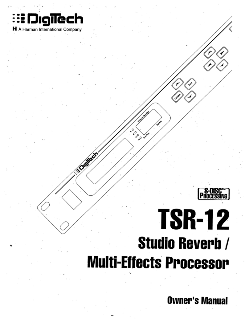 digi-tech TSR12 Manuale utente
