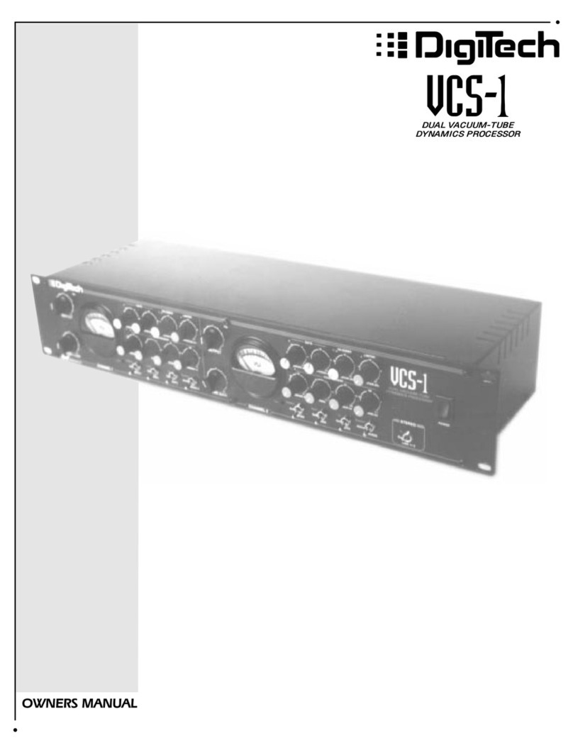 digi-tech VCS1 Manuale utente