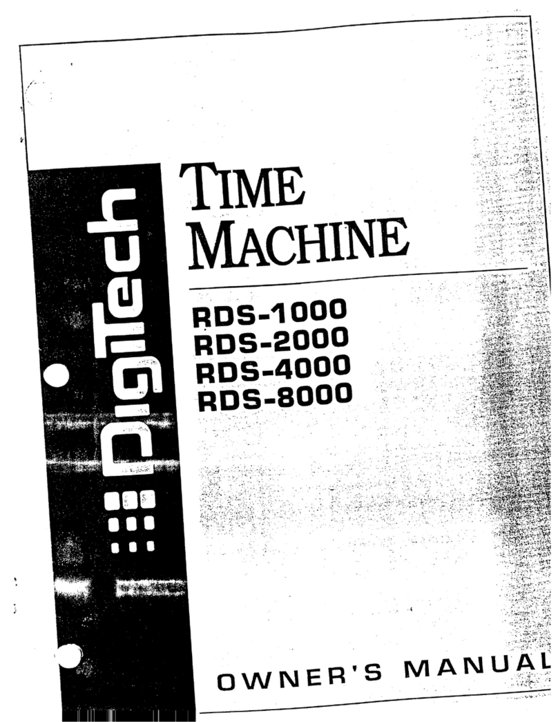digi-tech TIME MACHINE Manuale utente