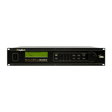 digi-tech STUDIO 400 Manuale utente