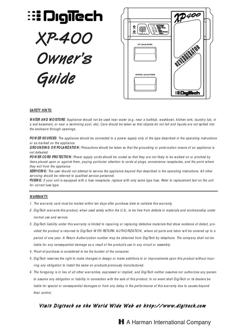 digi-tech XP400 Manuale utente