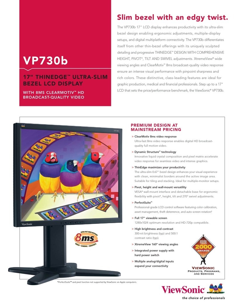 ViewSonic VP730B Manuale utente