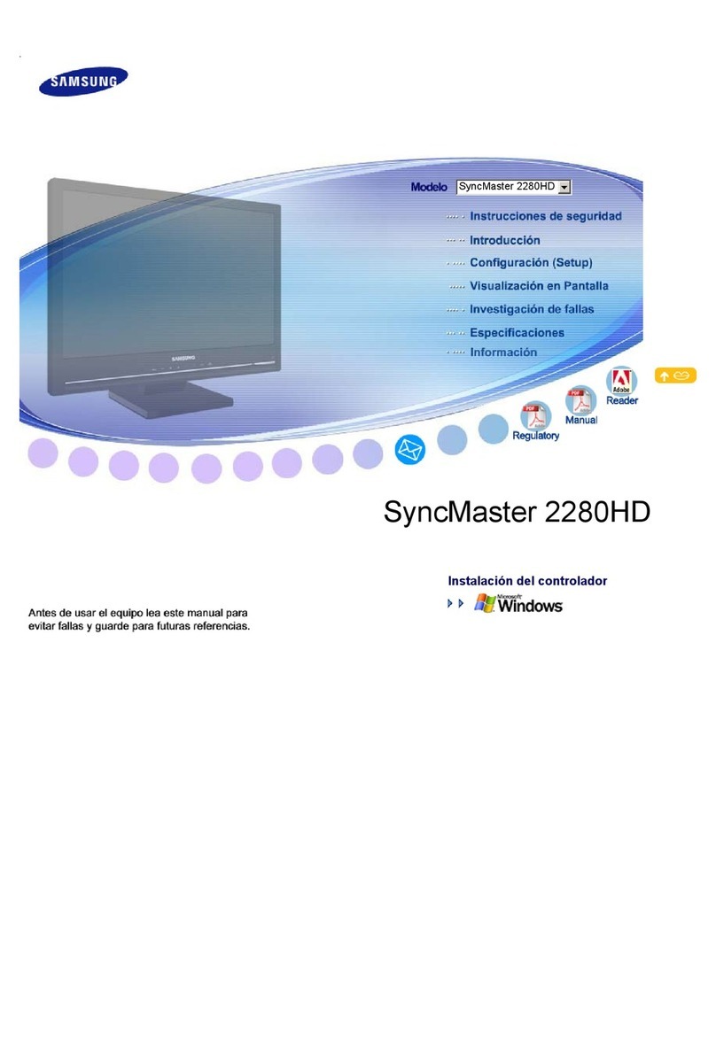 Samsung SyncMaster 2280HD Manuale utente