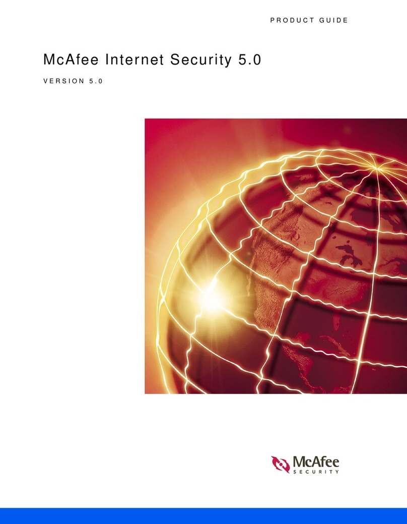 McAfee INTERNET SECURITY 5.0 Manuale utente