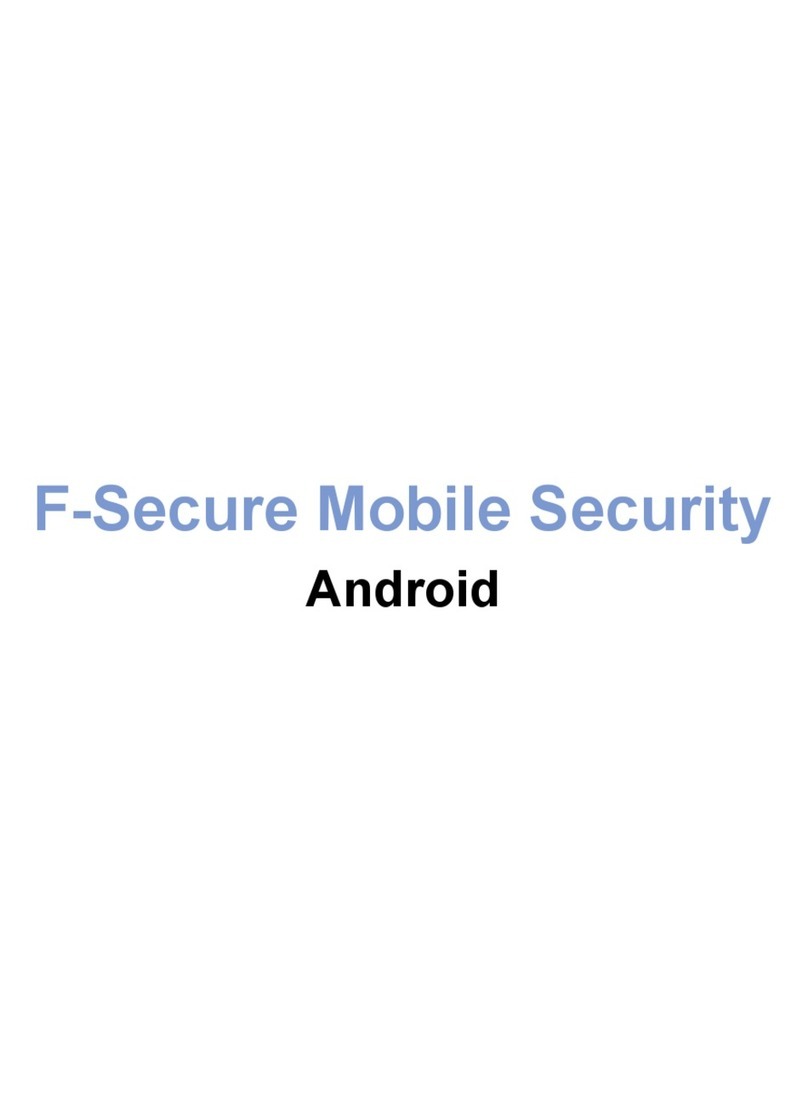 F-SECURE MOBILE SECURITY 6 FOR ANDROID Manuale utente
