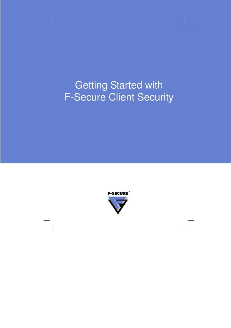 F-SECURE ANTI-VIRUS FOR MICROSOFT EXCHANGE 8.00 - Manuale utente