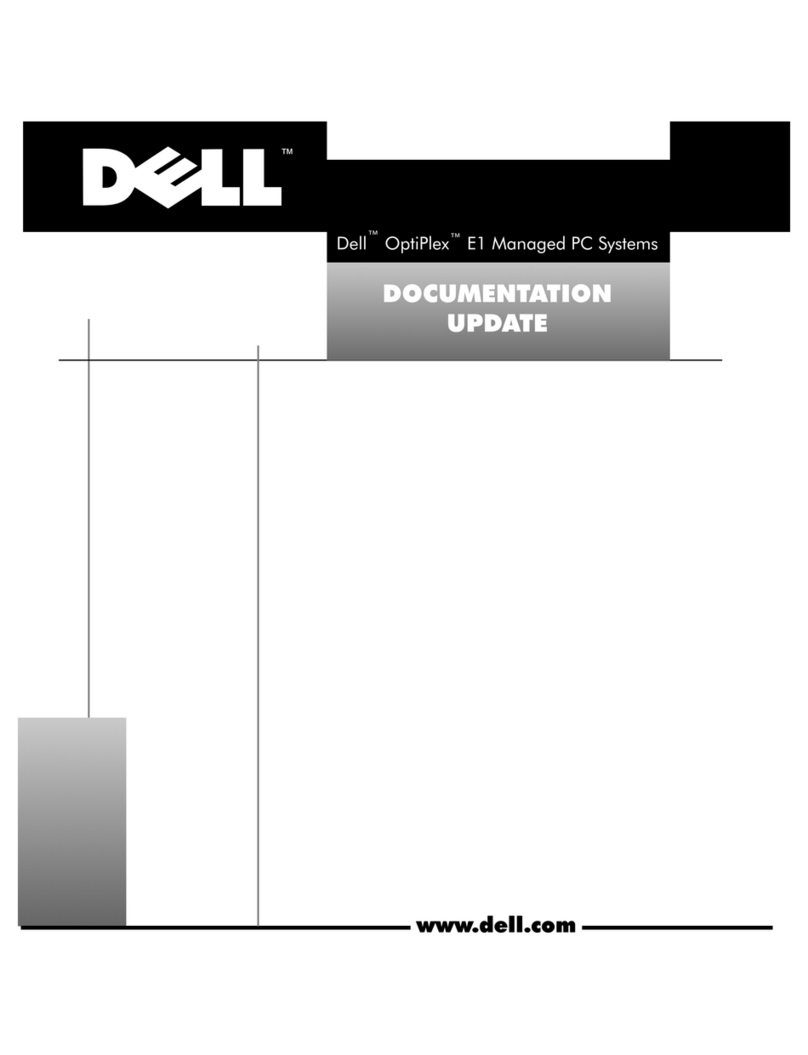 Dell OptiPlex E1 Manuale dell'operatore