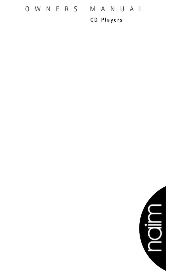 NAIM CDP Manuale utente
