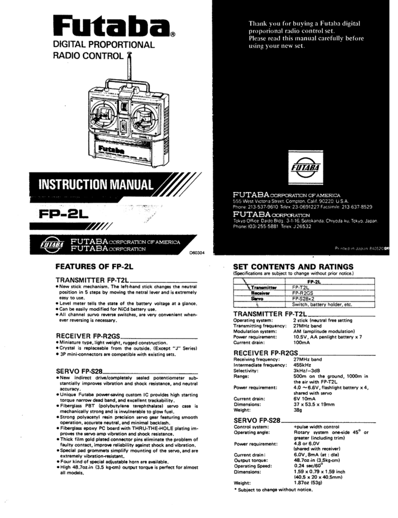 FUTABA Attack FP-R2GS Manuale utente