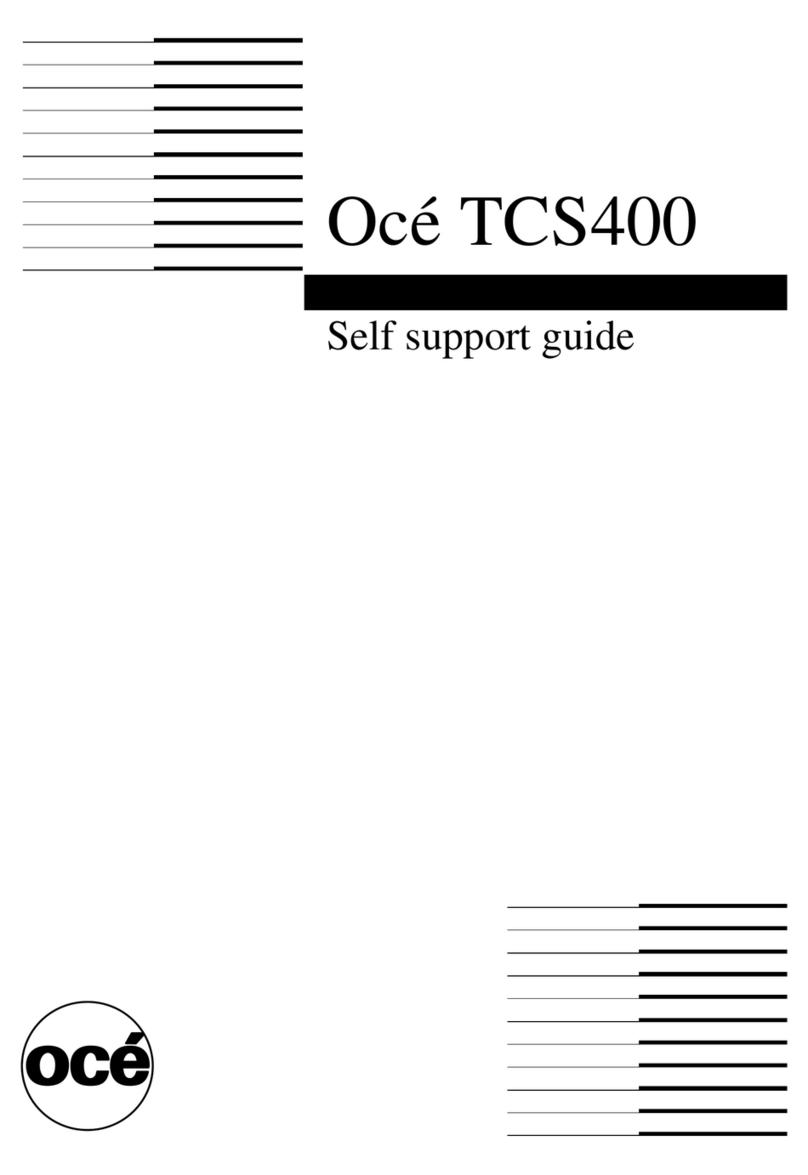 Oce TCS400 Istruzioni per l'installazione