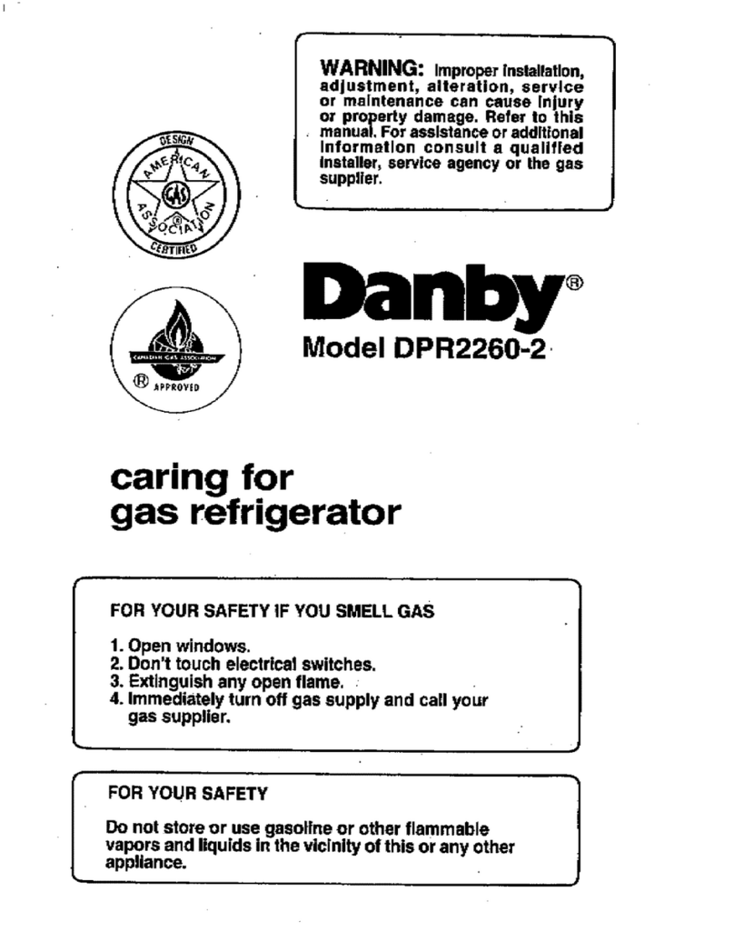 Danby DPR2260-2 Manuale utente