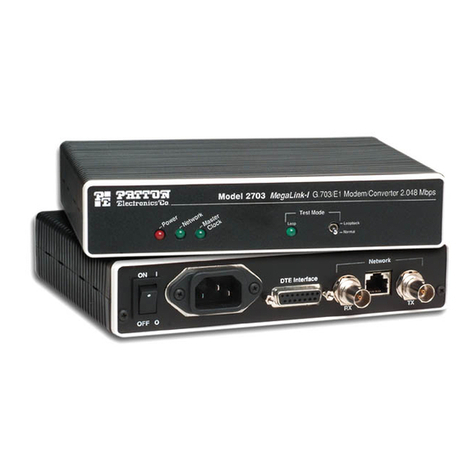 Patton electronics 2703 Manuale utente