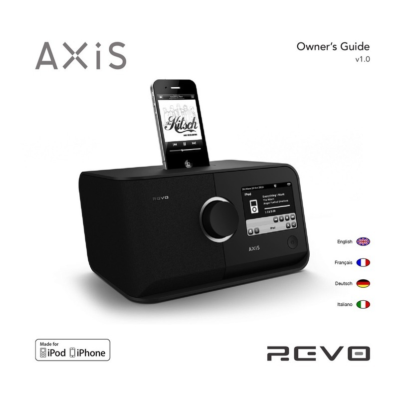 Revo AXIS Manuale utente