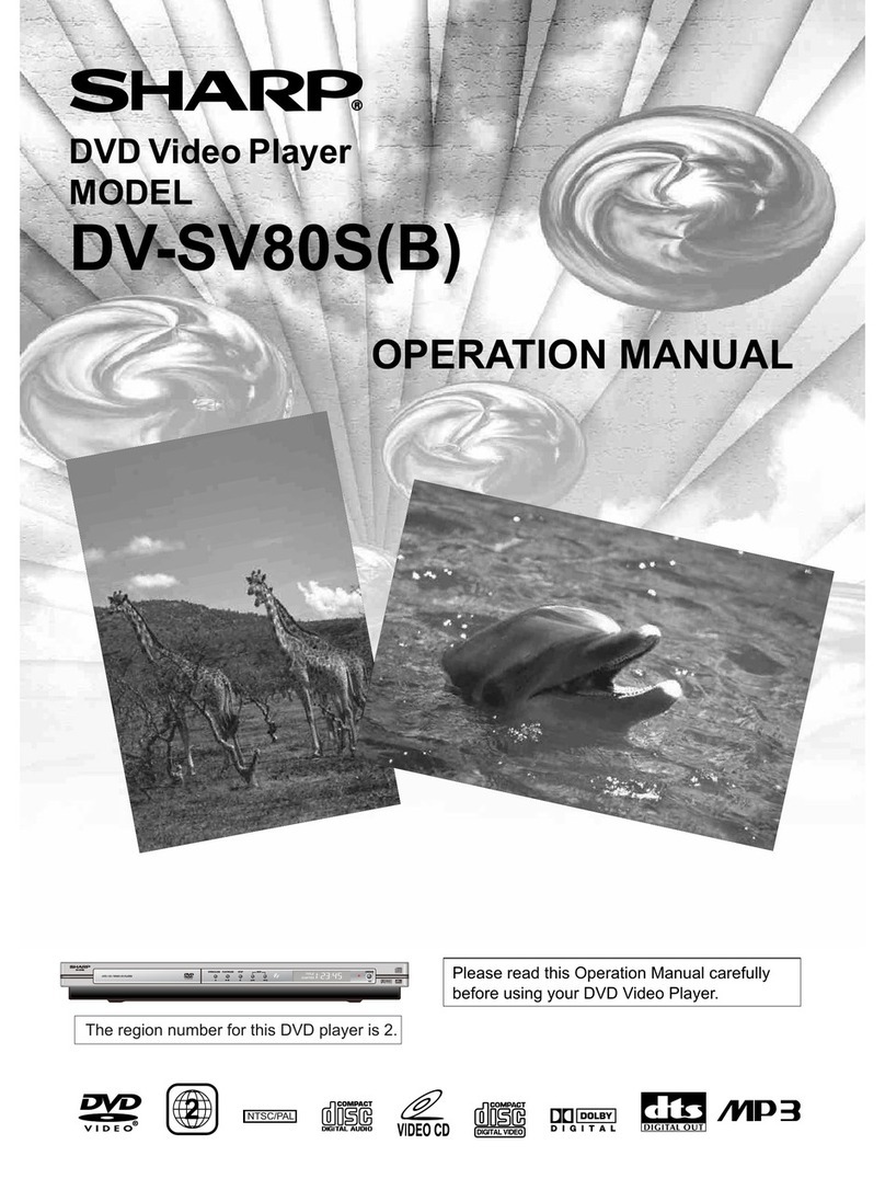 Sharp DV-SV80S(B) Manuale utente