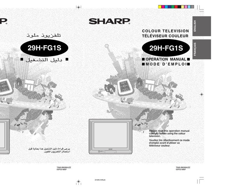 Sharp 29H-FG1S Manuale utente