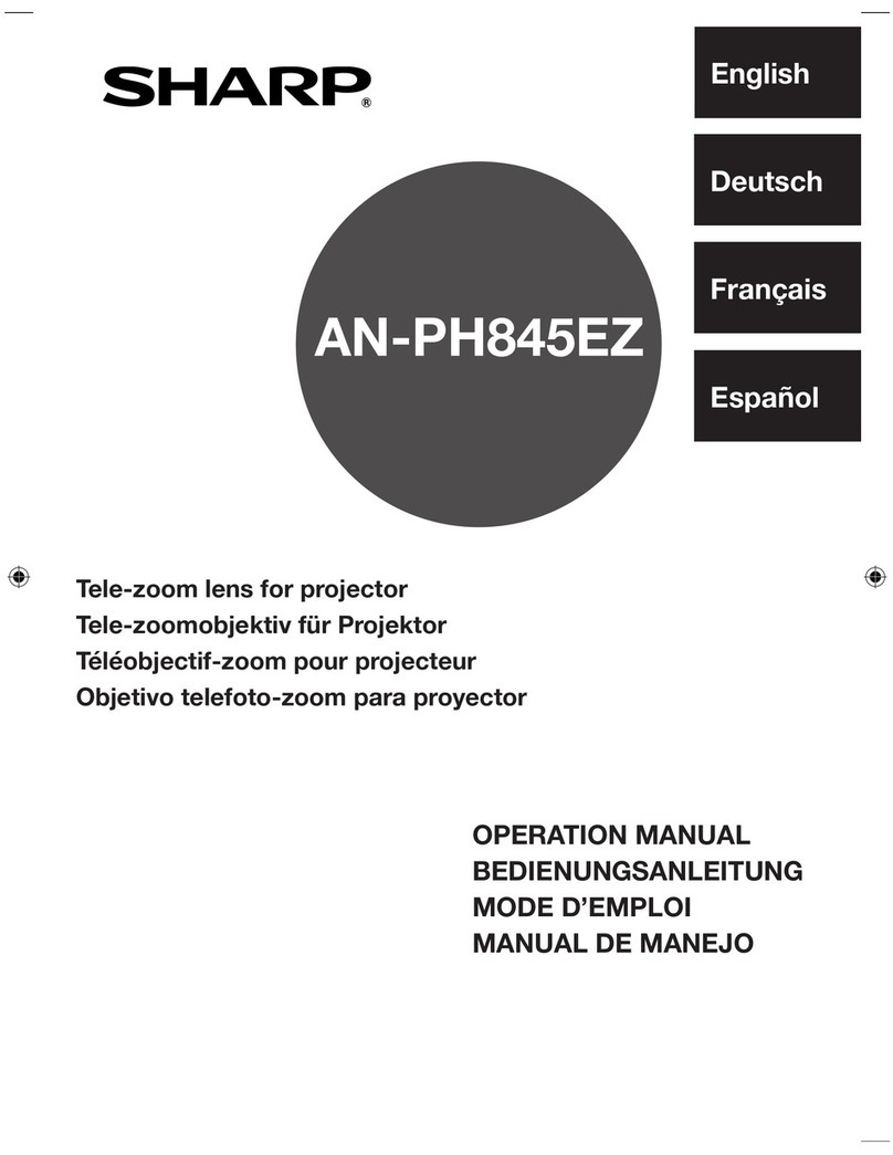 Sharp AN-PH845EZ Manuale utente