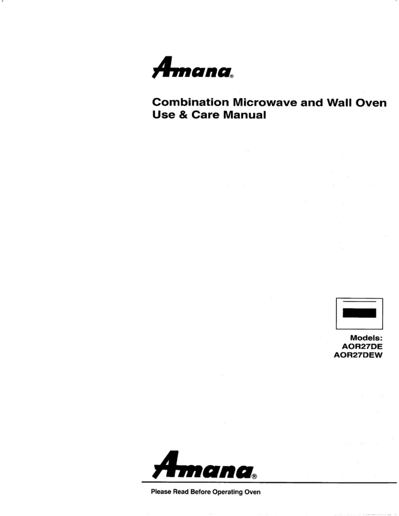 Amana AOR27DE Manuale utente