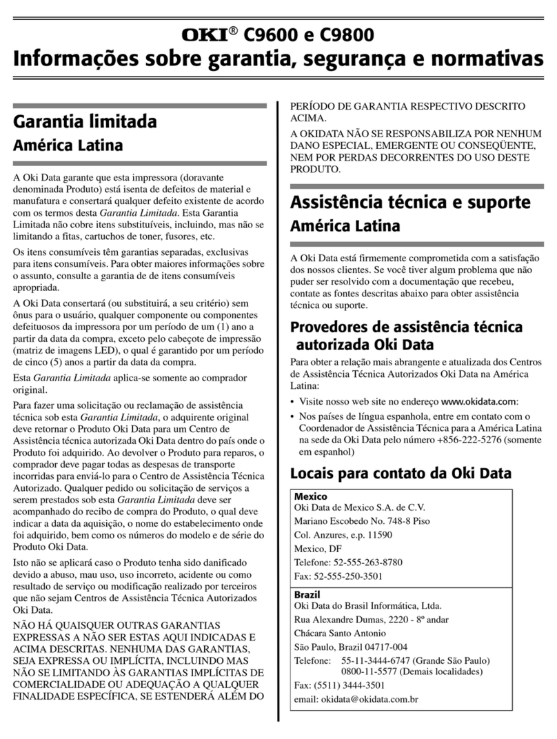 Oki C9600hdn Manuale d'uso e manutenzione