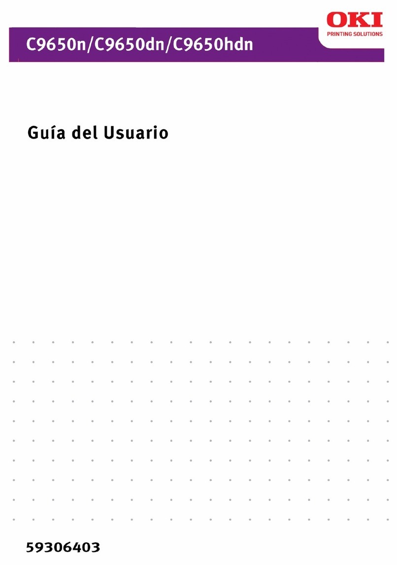 Oki C 9650dn Manuale utente