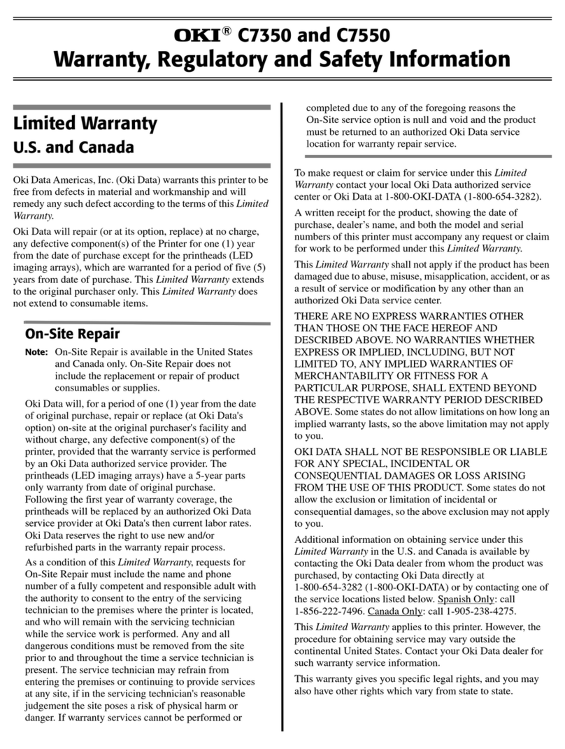 Oki C7350hdn Istruzioni originali