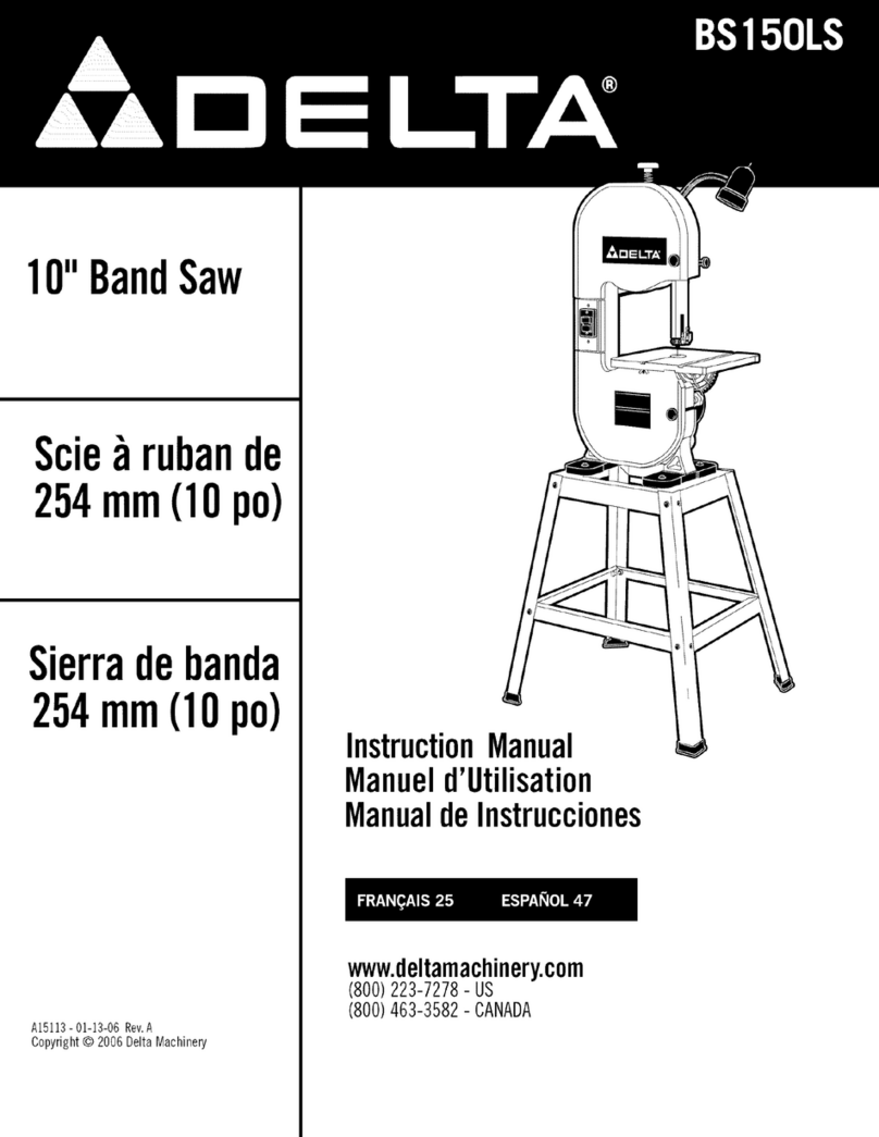 Delta ShopMaster BS150LS Manuale utente
