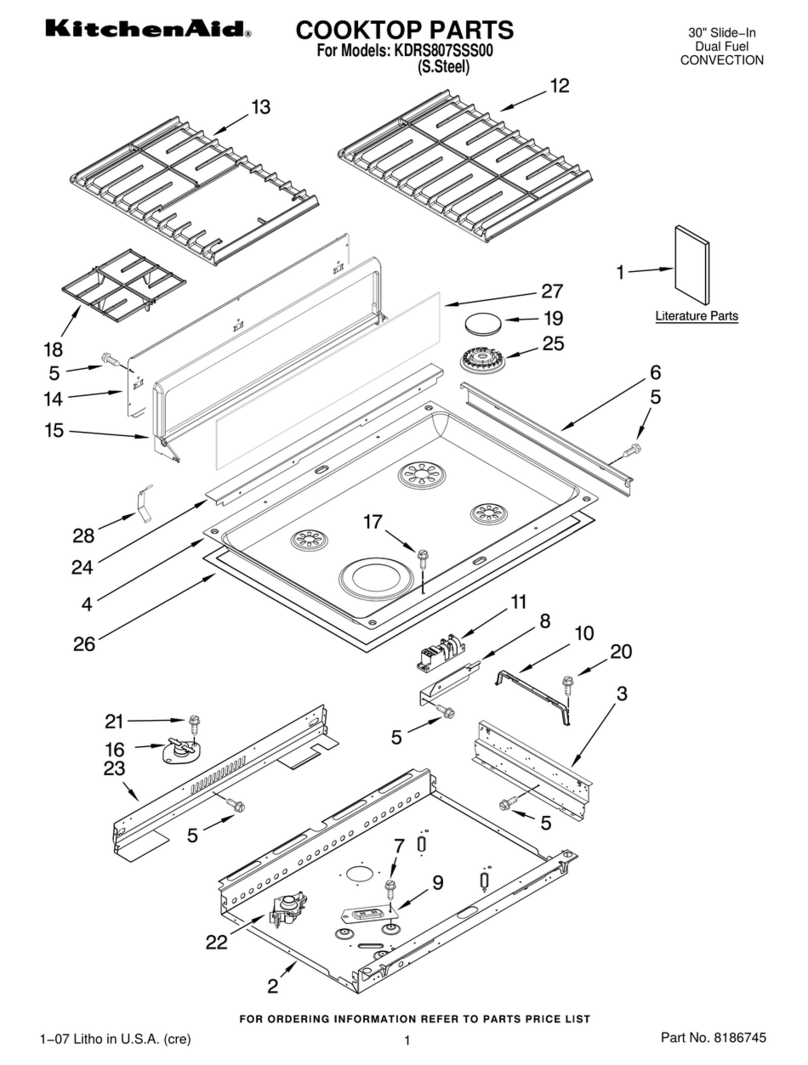 KitchenAid KDRS807SSS00 Manuale utente