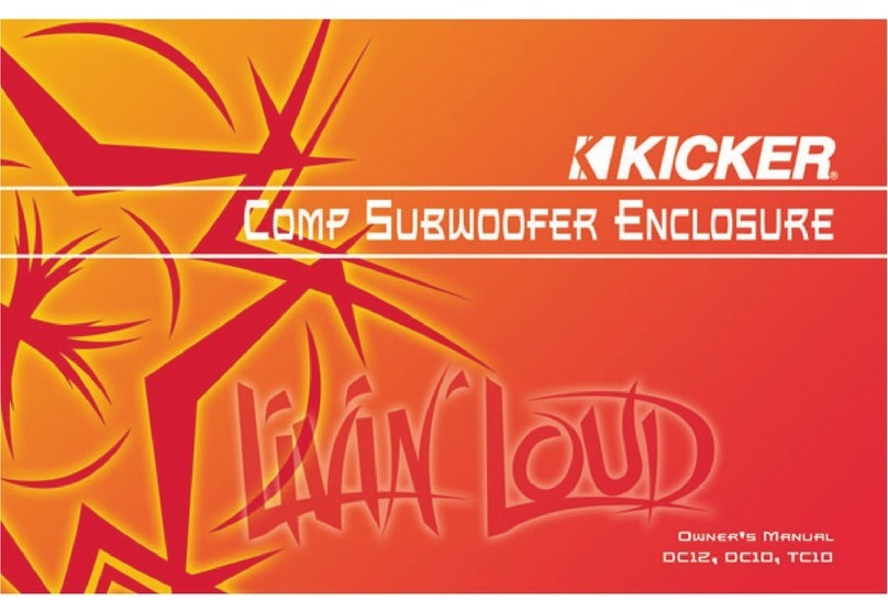 Kicker Comp DC12 Manuale utente