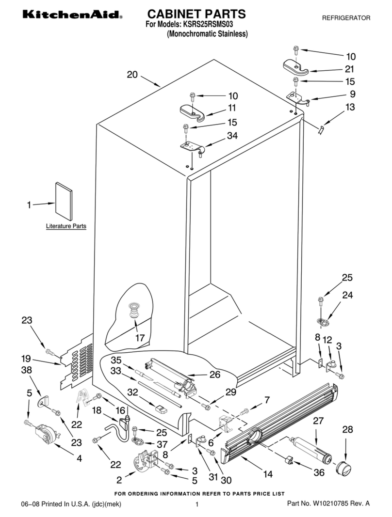 KitchenAid KSRS25RSMS03 Manuale utente