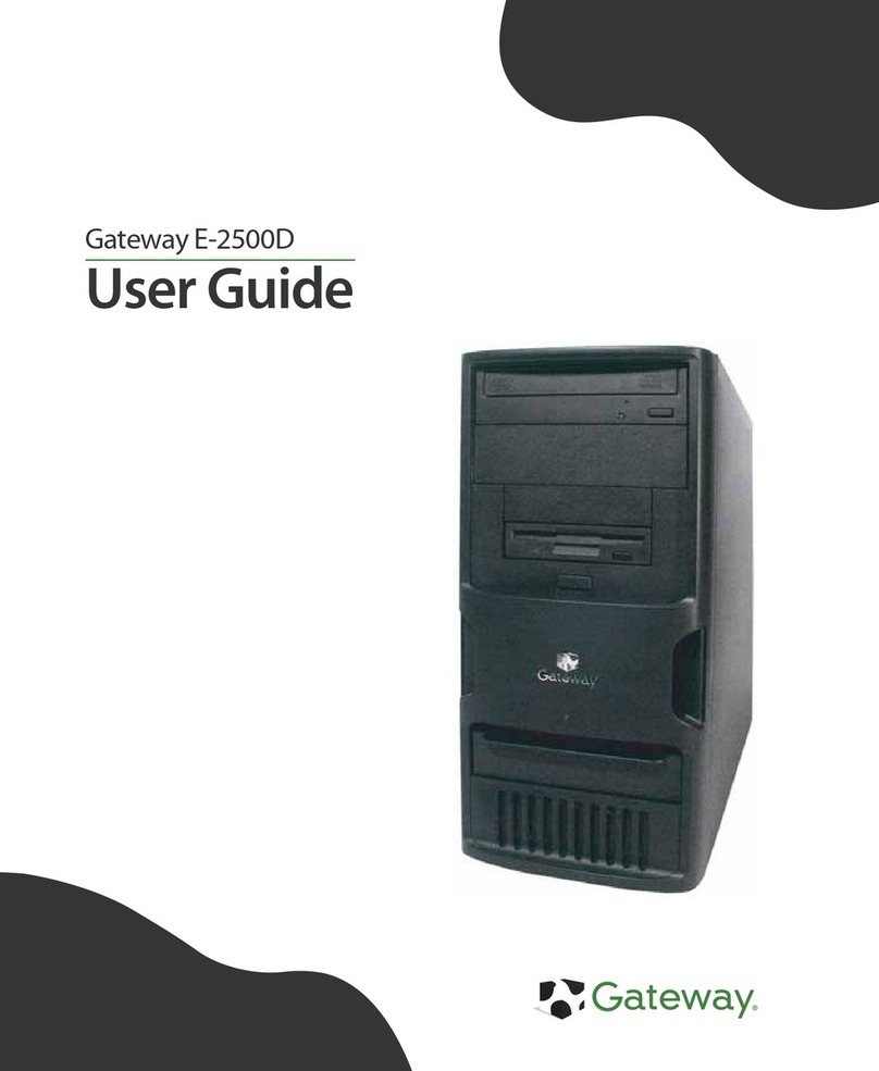 Gateway E-2500D Manuale utente