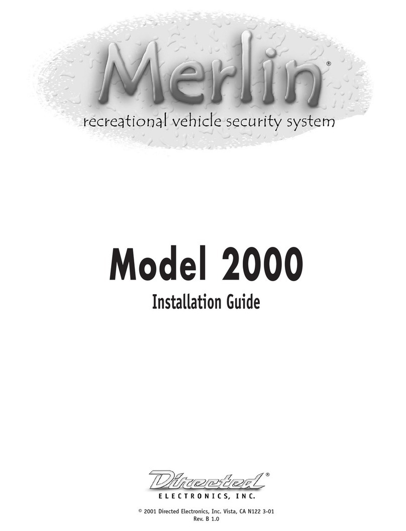 Directed Electronics MERLIN 2000 Manuale utente