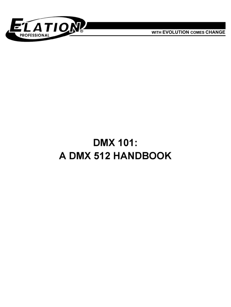 Elation DMX 101 Manuale utente