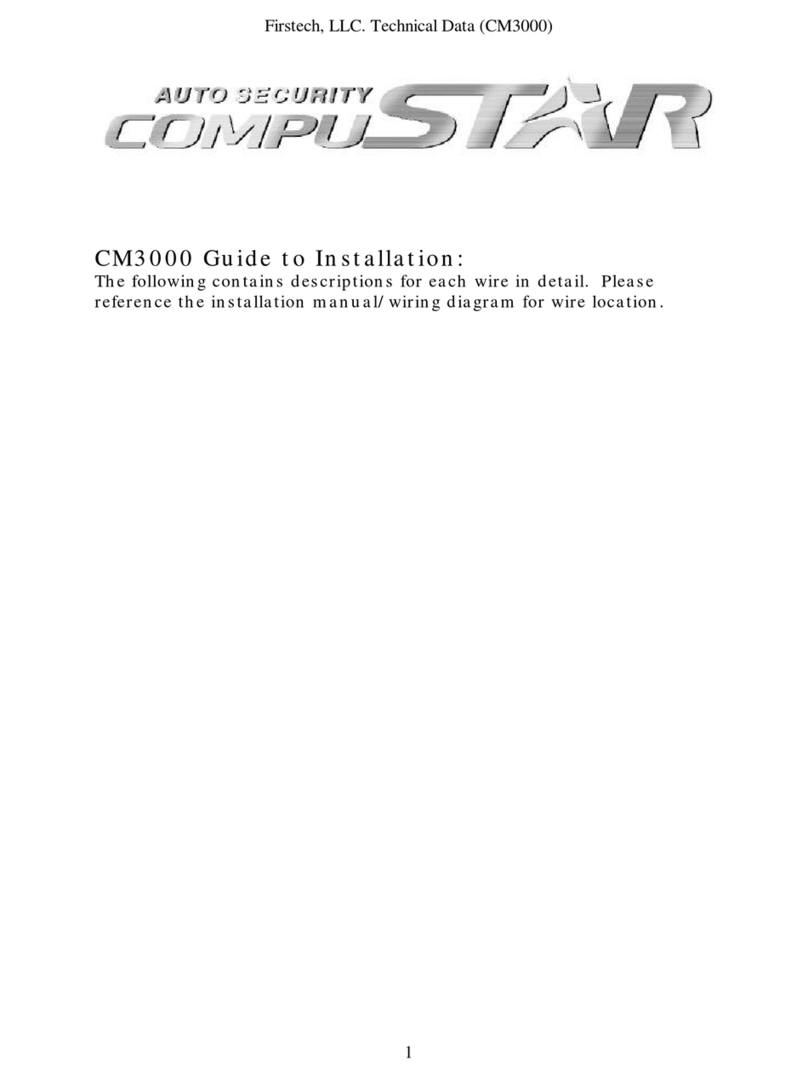 CompuSTAR CM3000 Manuale di istruzioni