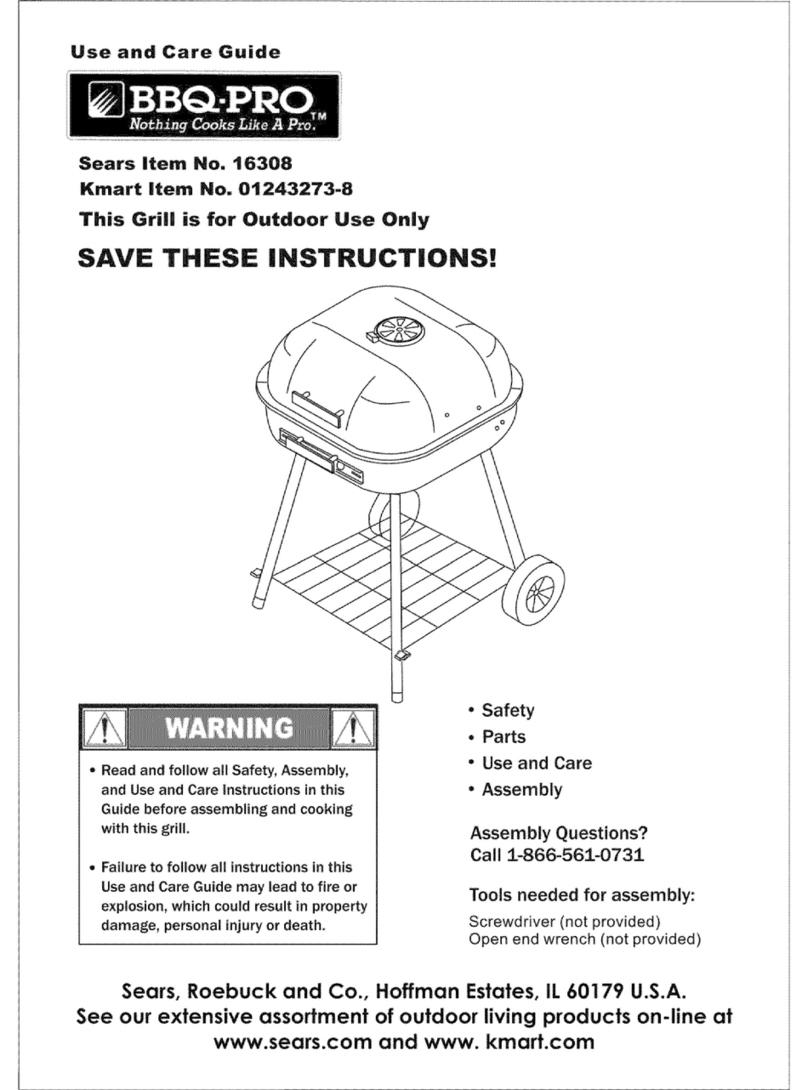 BBQ 16308 Manuale utente