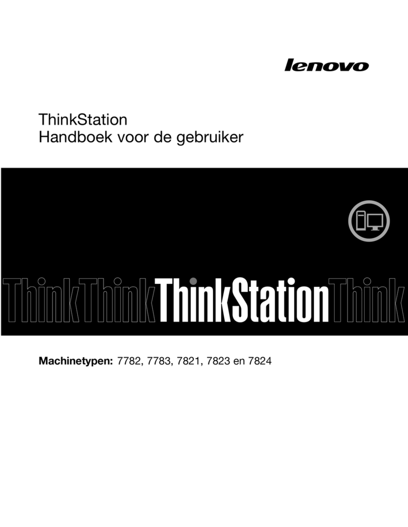 Lenovo ThinkStation E30 Manuale di istruzioni