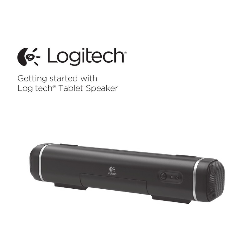 Logitech Tablet Speaker Manuale utente