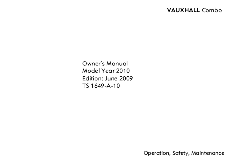 Vauxhall 2013 Combo Manuale utente Vauxhall 2013 Combo Manuale utente