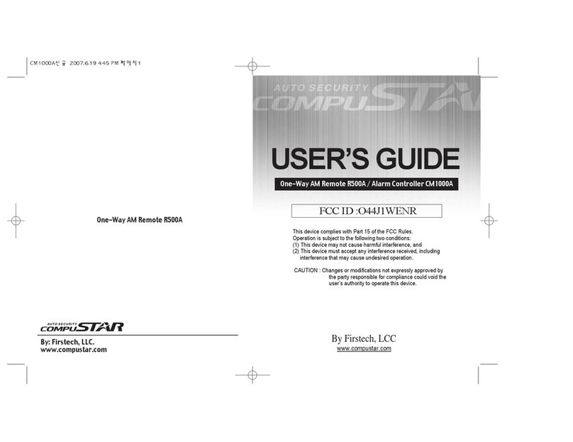 CompuSTAR CM1000A Manuale utente