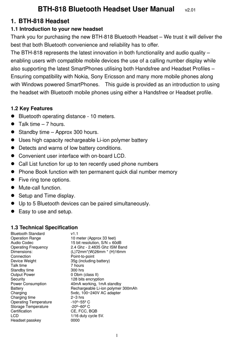 Global Sat BTH-818 Manuale utente