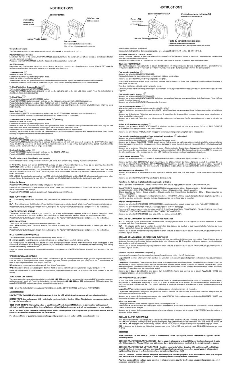 GoPro Digital Camera Manuale utente